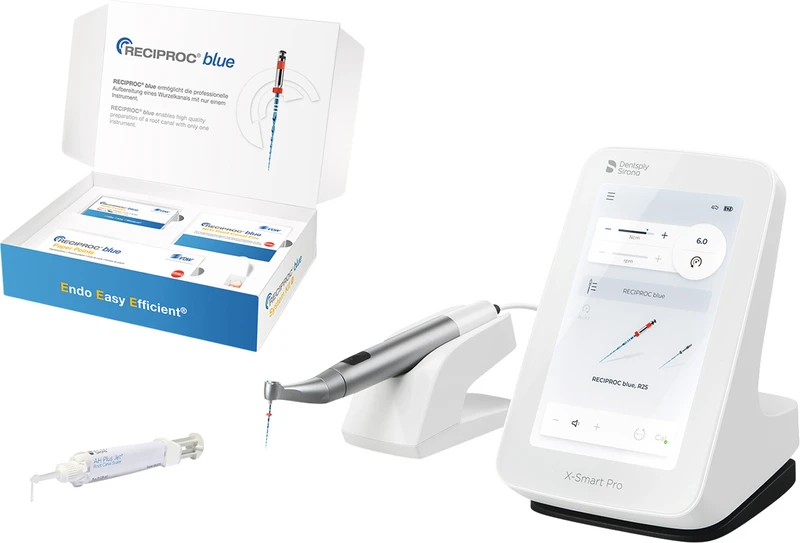 X-Smart® Pro+   Kit   1 X-Smart Pro+, 1 RECIPROC blue   Kit, 1 AH Plus Jet Starter Kit