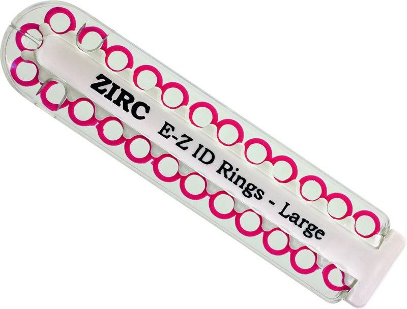 EZ-ID Markierungsringe  Packung  25 Stück neonpink, Ø 6 mm