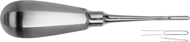 Wurzelheber nach Bein  Stück  42-513-01-07, Figur 1, 3,2 mm