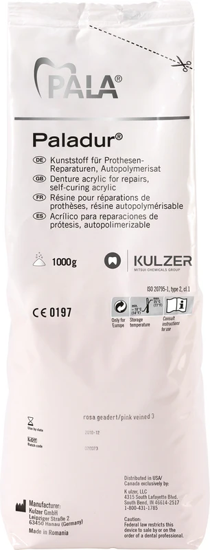 Paladur®  Packung  1 kg Beutel Pulver rosa