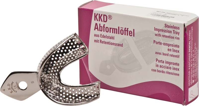 KKD® Abformlöffel Standardabdruck  Stück  UK-4, S, perforiert