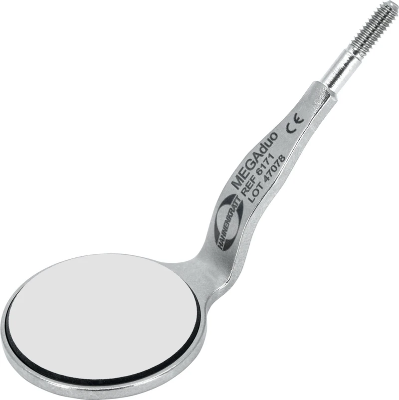 MEGAduo Mundspiegel  Packung  6 Stück MEGAduo FS Rhodium Nr. 5 CS