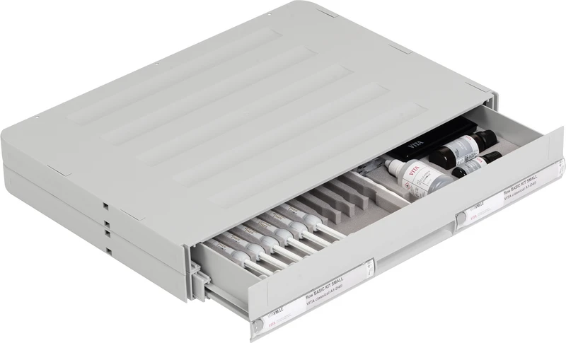 VITA VM® LC classical A1-D4®  flow Basic Kit small  Kleines Basissortiment für die BASIC-Schichtung (DENTINE, ENAMEL & Zusatzmassen flow)