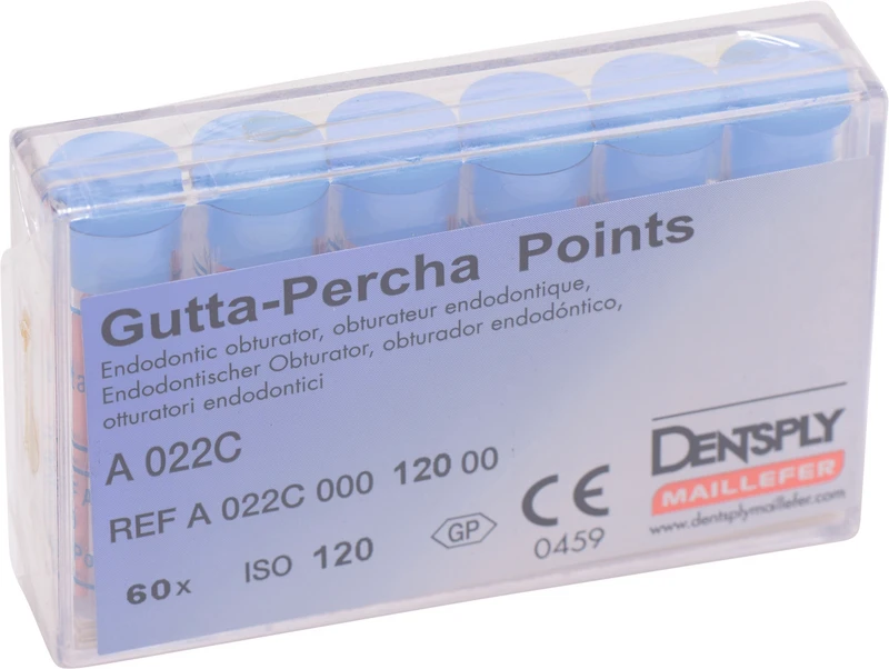 Guttapercha-Spitzen rosa  Packung  60 Stück rosa, Taper.02 ISO 120