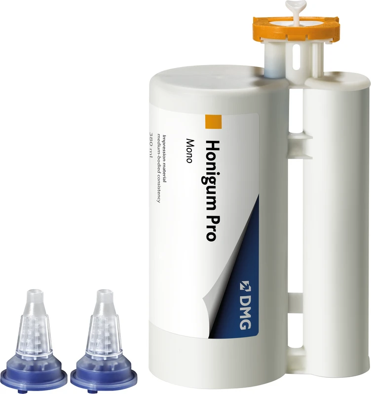 Honigum Pro Mono  Vorteilspackung  5 x 380 ml Doppelkartusche, 50 MixStar-Tips