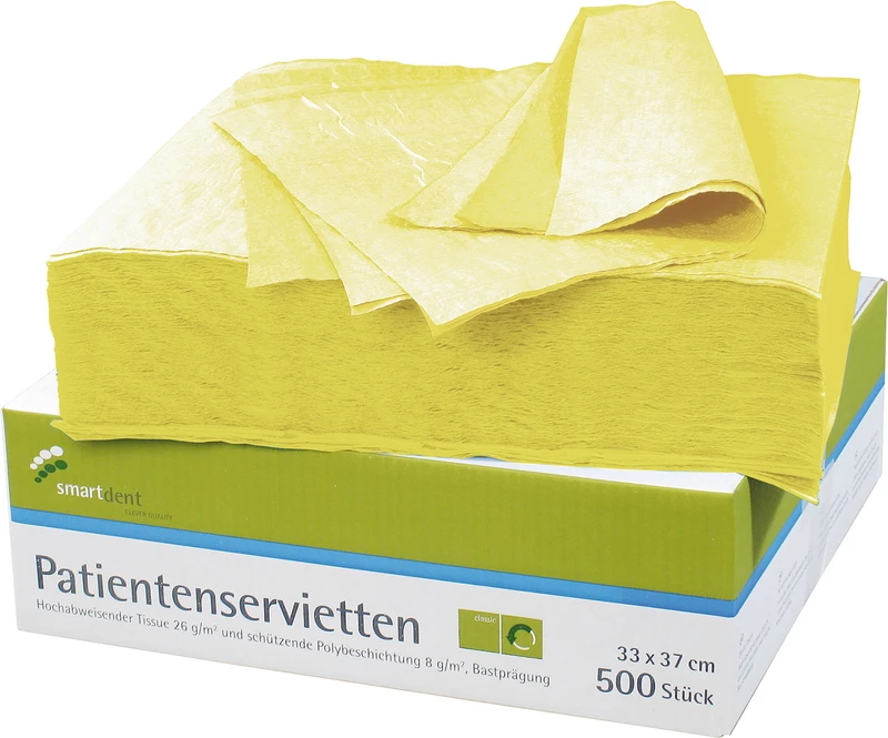 smart Patientenservietten  Packung  500 Stück gelb