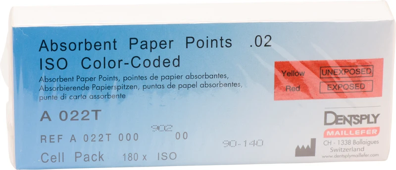 Papierspitzen steril  Sortiment  30 Stück ISO 090-140