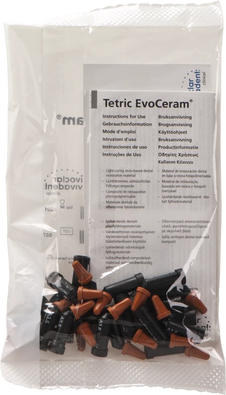 Tetric® EvoCeram  Packung  20 x 0,2 g Cavifil A3,5
