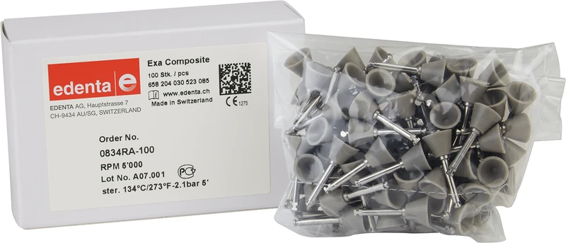 Exa Composite  Packung  100 Stück grau, RA, Figur 030, 7 mm, ISO 085