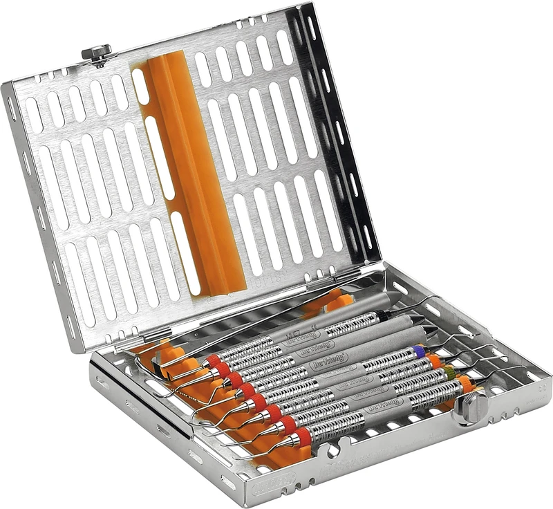 IMS Kassette Signature DIN  Stück  1\2 DIN orange, für 10 Instrumente