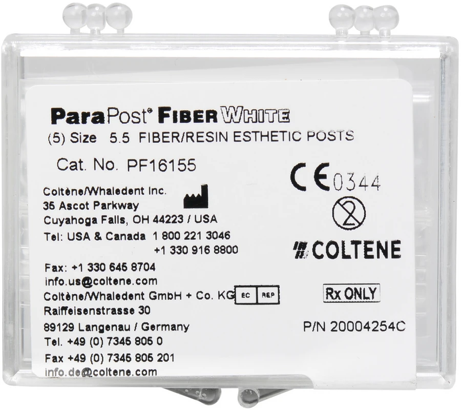 ParaPost® FIBER WHITE  Packung  5 Stück Gr. 5,5, Ø 1,4 mm