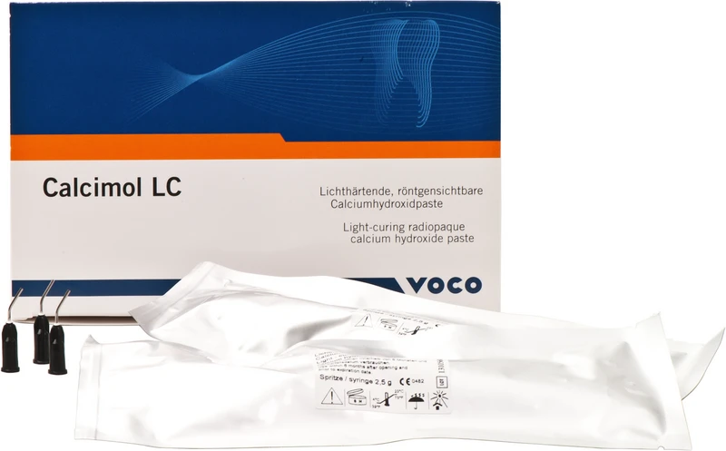Calcimol LC  Packung  2 x 2,5 g Spritze mit Applikationskanülen Typ 41
