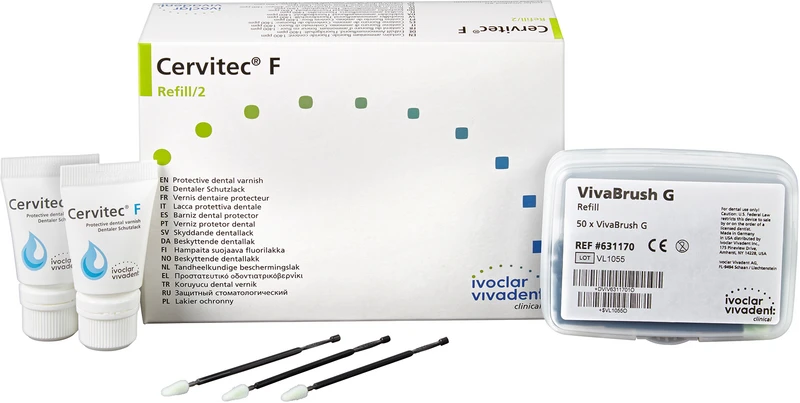 Cervitec® F  Refill Packung  2 x 7 g Tube, 2 x 50 VivaBrush G