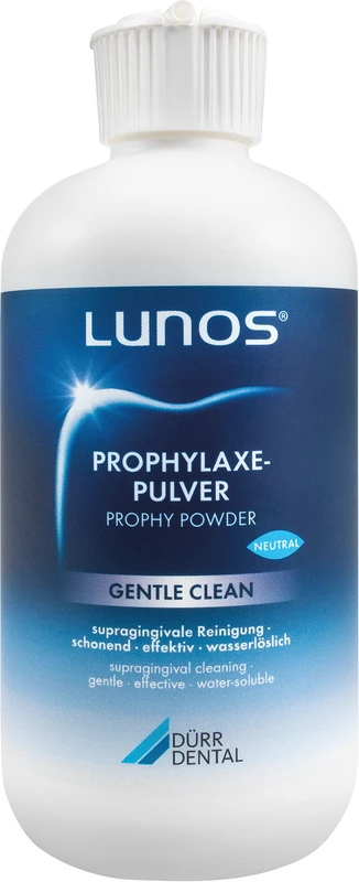 LUNOS® PROPHYLAXEPULVER GENTLE CLEAN  Packung  4 x 180 g Neutral