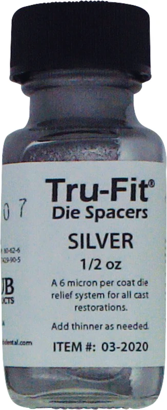 TAUB Tru-Fit Stumpflacke  Flasche  15 ml Silberlack