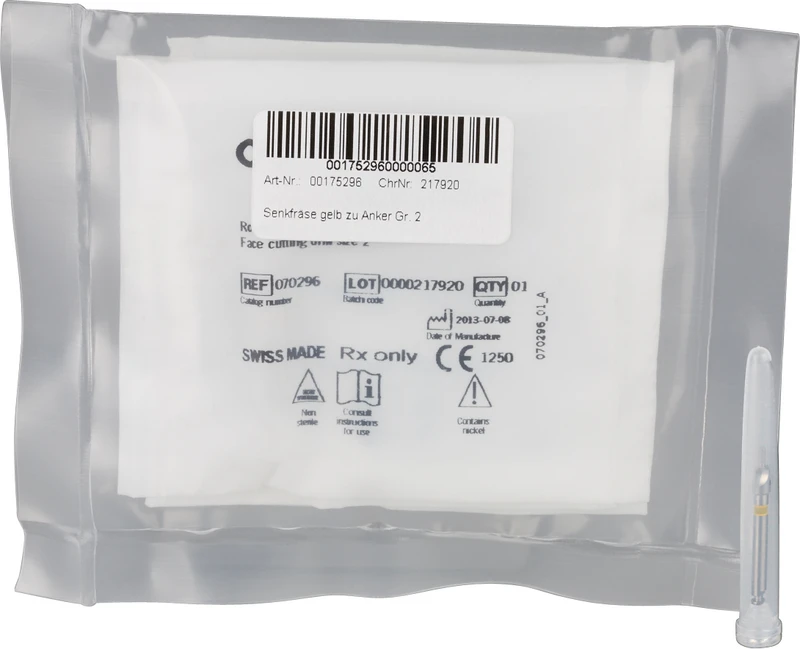 Rotex®   Stück  Senkfräser gelb Größe 2