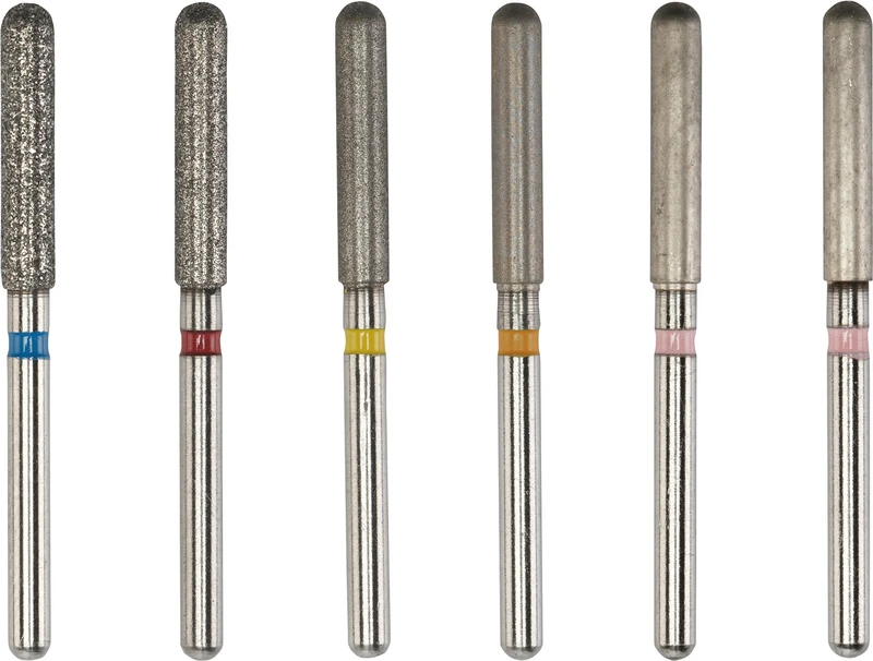 Circone FG Diamanten  Set  6 Stück Größe 0 (blau, rot, gelb, orange, 2 x rosa)