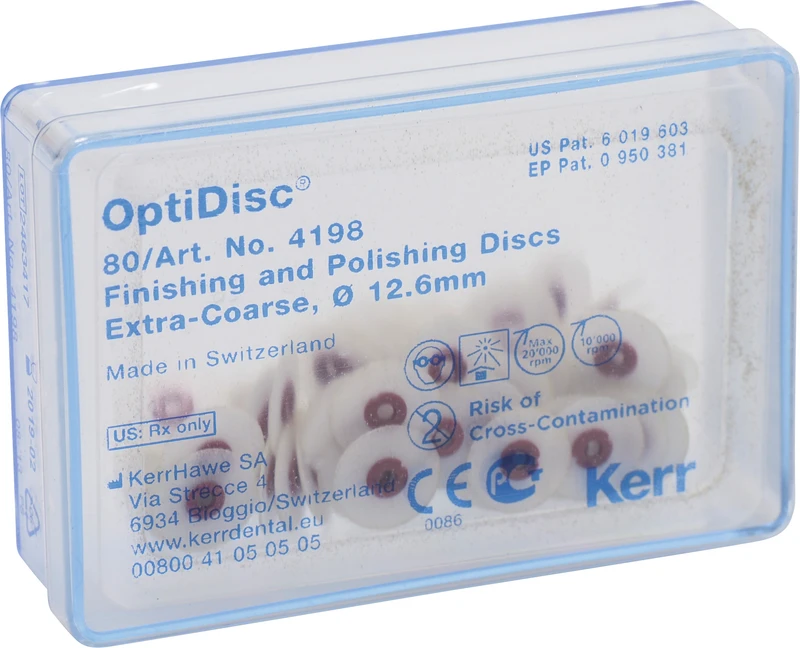 OptiDisc®  Nachfüllpackung  100 Stück unmontiert, dunkelbraun extra grob, Ø 12,6 mm