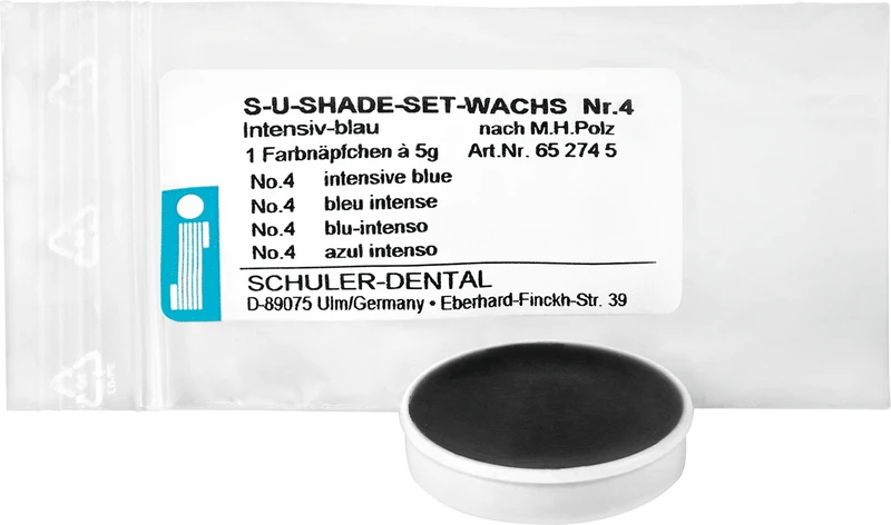 S-U-Shade-Set  Packung  5 g Farbnäpfchen intensiv-blau