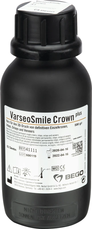 VarseoSmile Crown Plus  Flasche  500 g 385\405 nm, B3