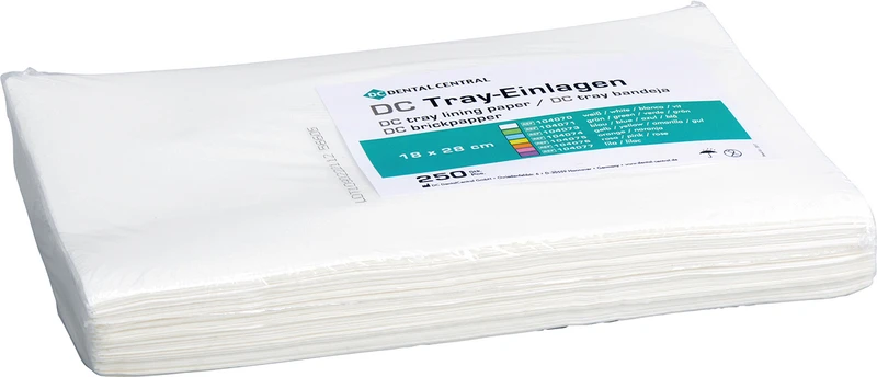 DC Tray-Einlagen  Packung  250 Stück weiß, 18 x 28 cm