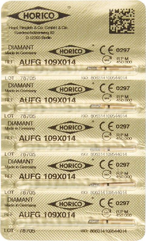 Diamant AuFG 109  Packung  5 Stück schwarz extra grob, FG, Figur 109, ISO 014