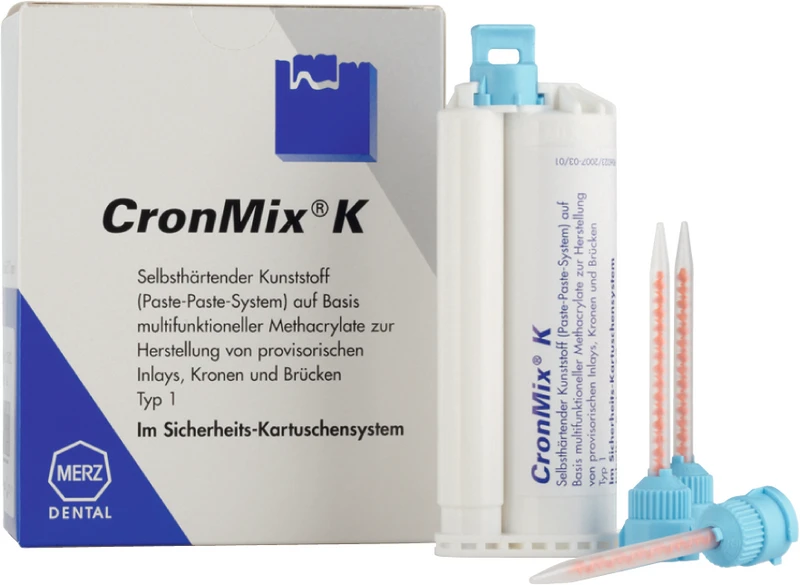 CronMix® K  Packung  2 x 50 ml Doppelkartusche A2 4:1 , 20 Feinmischkanülen