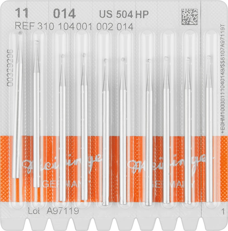 Stahlbohrer 11  Packung  10 Stück HP, Figur 001, ISO 014