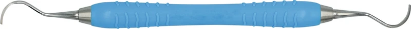 Kürette McCall Colori Silikon   Stück  Figur 17S-18S, Silikongriff, hellblau