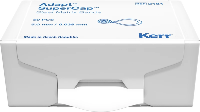 SuperMat®  Packung  50 Adapter Stahl Höhe 5 mm, Stärke 0,038 mm