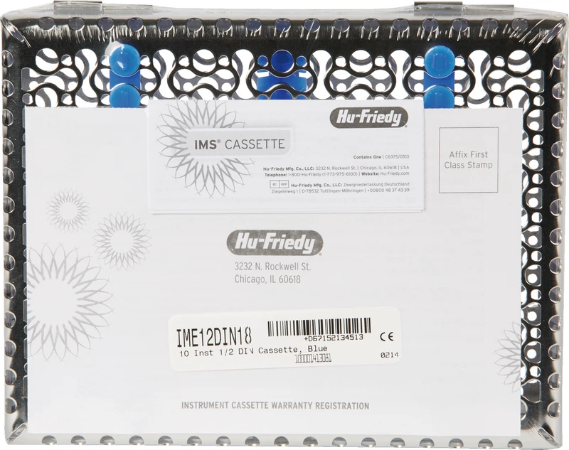 IMS Infinity Kassetten  Stück  1\2 DIN für 10 Instrumente blau