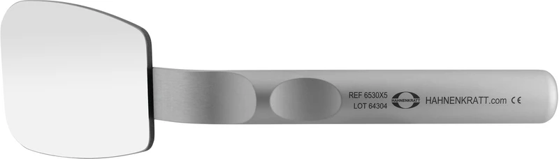 Fotospiegel FS Rhodium  Stück  einseitig, 66 x 95 mm, Griff abgewinkelt