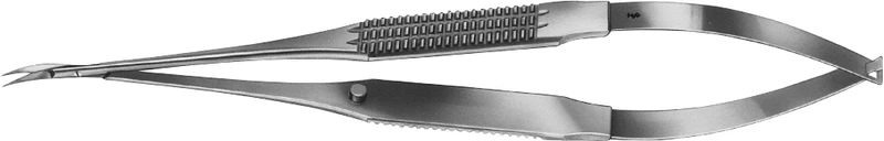 Mikro-Federscheren  Stück  FD023R, 185 mm, gebogen