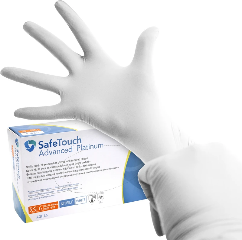 Medicom® SafeTouch® Advanced Platinium  Packung  100 Stück puderfrei, weiß, XS