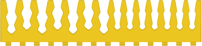 Silikonsteg für MELAstore® Tray   Packung  2 Stück für Tray 200, gelb
