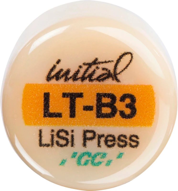 GC Initial LiSi Press  Packung  5 x 3 g Rohling B3 LT