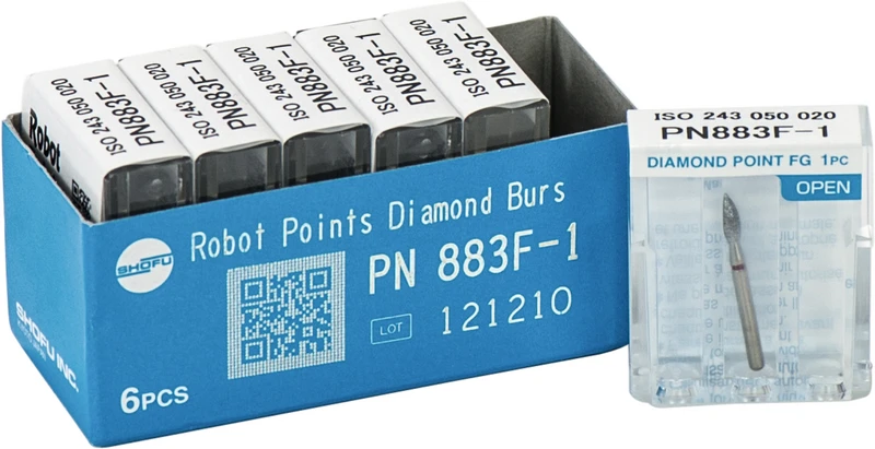 Robot Points FG  Packung  6 Stück rot fein, FG, Figur Knospe, 5 mm, ISO 020