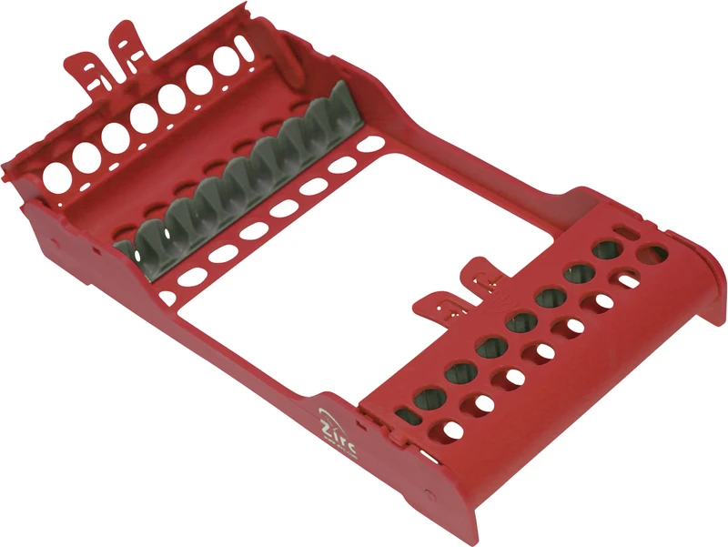 E-Z Jett Kassetten  Stück  20,2 x 13,9 x 3 cm, für 8 Instrumente rot