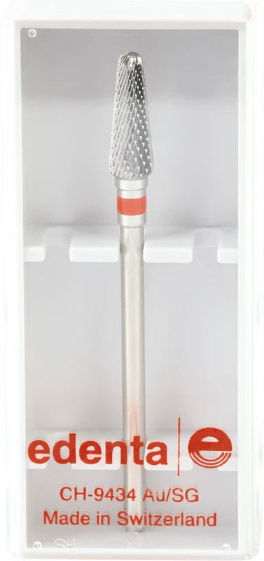 HM-Fräser Schliff 20  Stück  Kreuzverzahnung, rot fein, HP, Figur 194, 13 mm, ISO 045