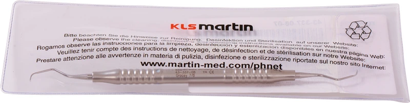 Küretten Rundgriff  Stück  7\8 grau, 43-337-08-07