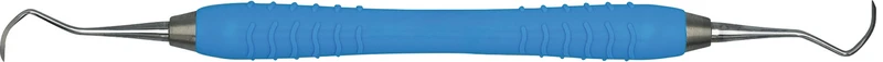 Kürette McCall Colori Silikon   Stück  Figur 13S-14S, Silikongriff, hellblau