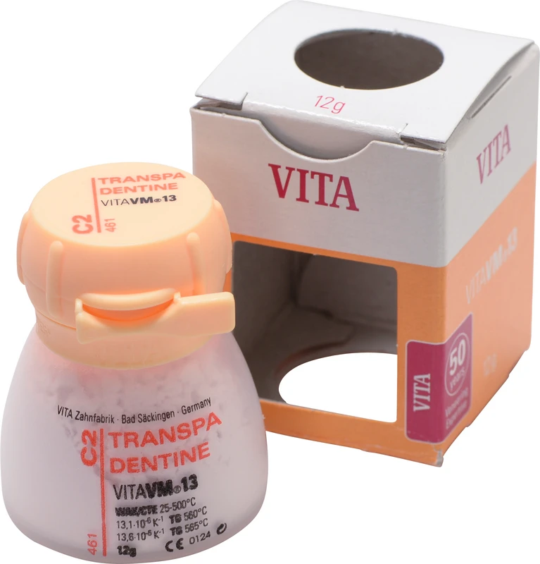 VITA VM® 13 classical A1-D4®  Packung  12 g Pulver transpa dentine C2