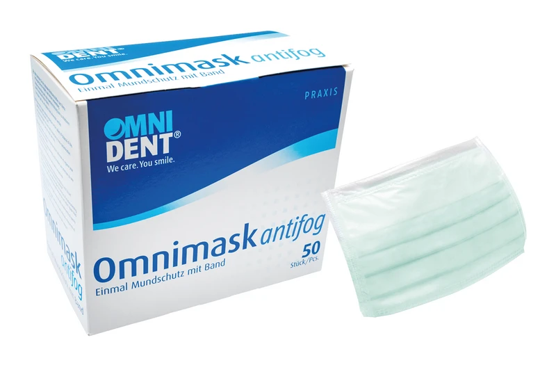Omnimask antifog  Packung  50 Stück grün mit Band