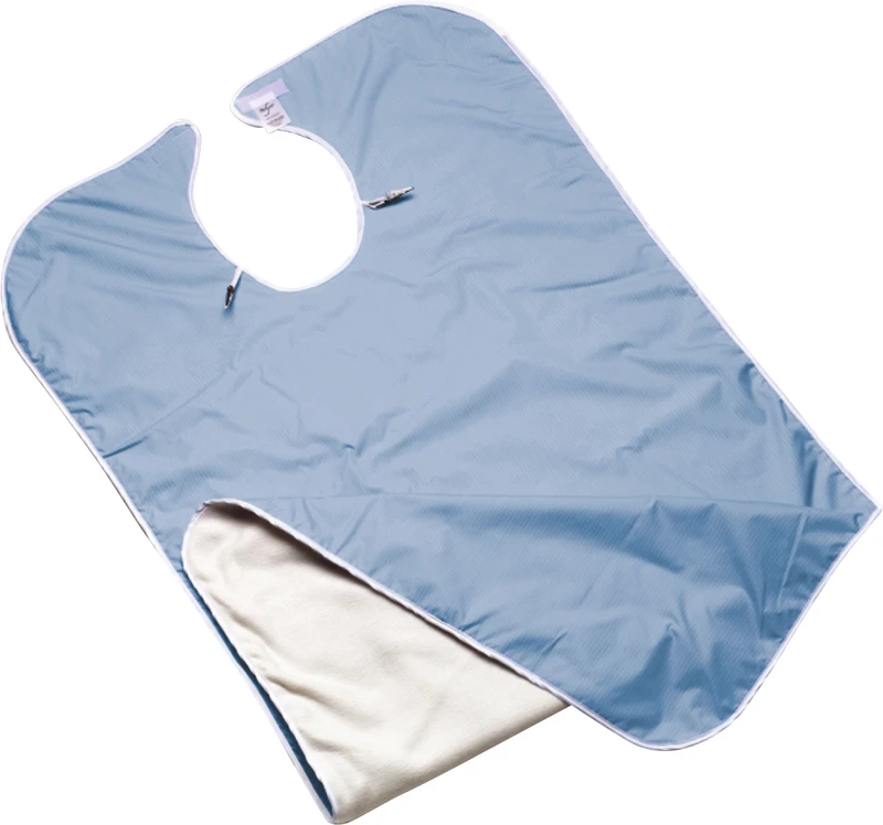 Patientenschutzumhang - gefüttert  Packung  2 Stück blau