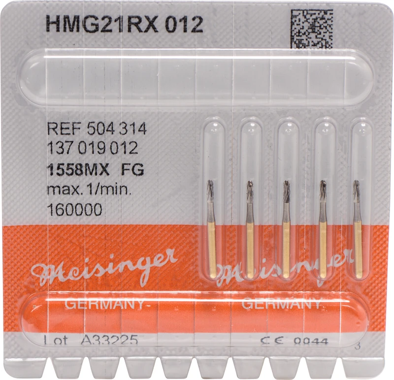 Kronentrenner HM G21RX  Packung  5 Stück Kreuzverzahnung, FG, Figur 137, 4,1 mm, ISO 012