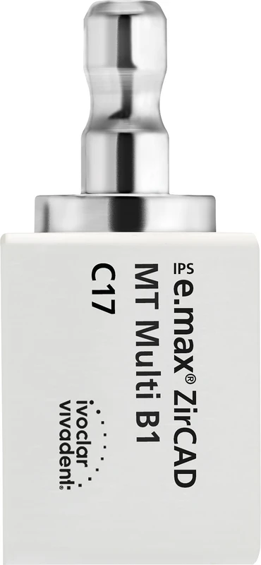 IPS e.max ZirCAD MT Multi for CEREC\inLab  Packung  5 Stück Gr. C17 B1