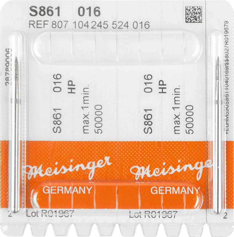 Sinterdiamanten S861  Packung  2 Stück blau mittel, HP, Figur 245, 6 mm, ISO 016