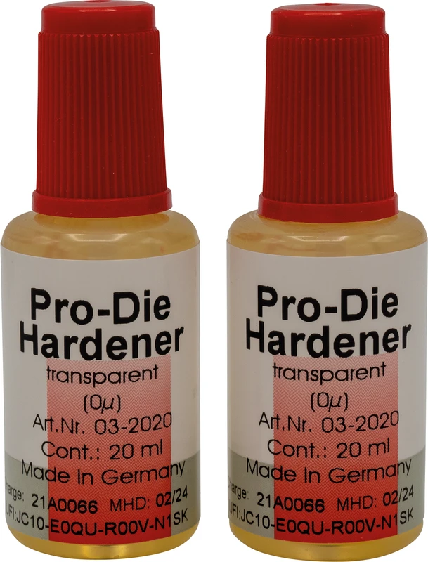 PRO-Die Hardener  Packung  2 x 20 ml transparent