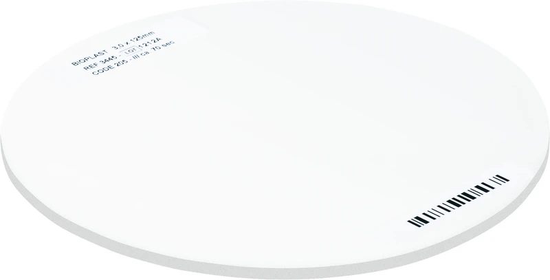 BIOPLAST® Color  Packung  10 Stück weiß, Ø 125 mm, Stärke 3 mm