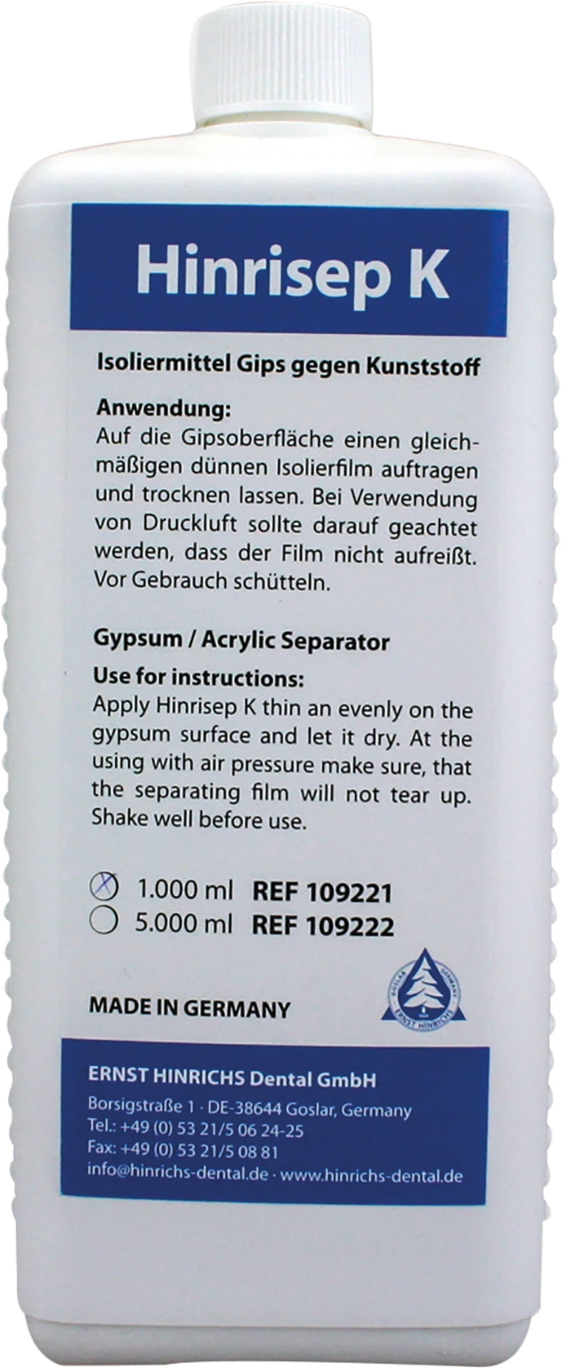 Hinrisep K  Flasche  1 Liter